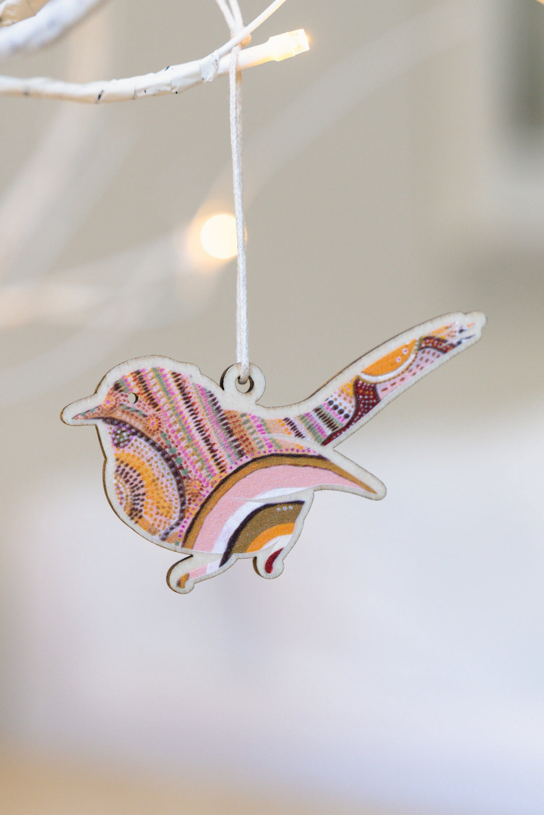 Aboriginal Christmas Blue Wren Decoration Journeys In The Sun