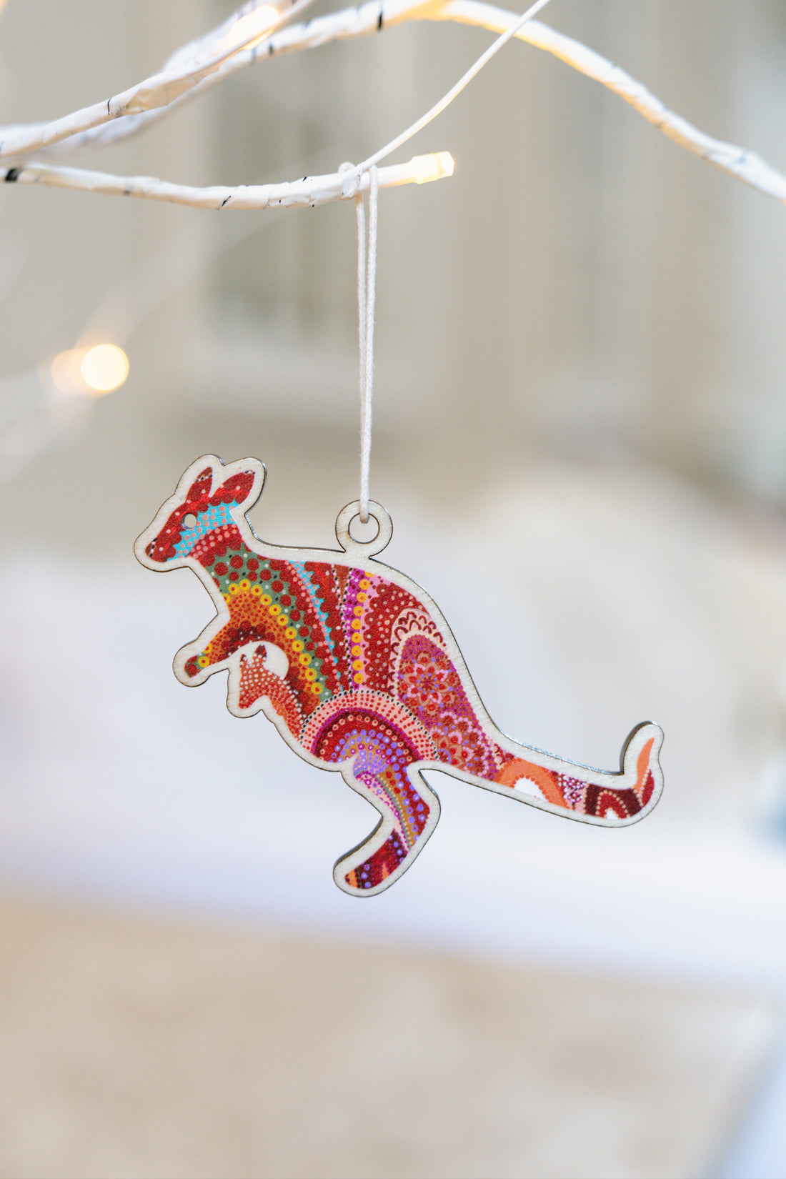 Aboriginal Christmas Kangaroo Decoration Home