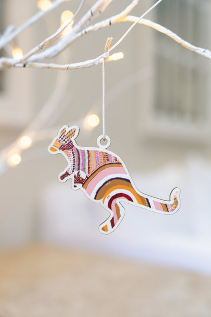 Aboriginal Christmas Kangaroo Decoration Journeys In The Sun