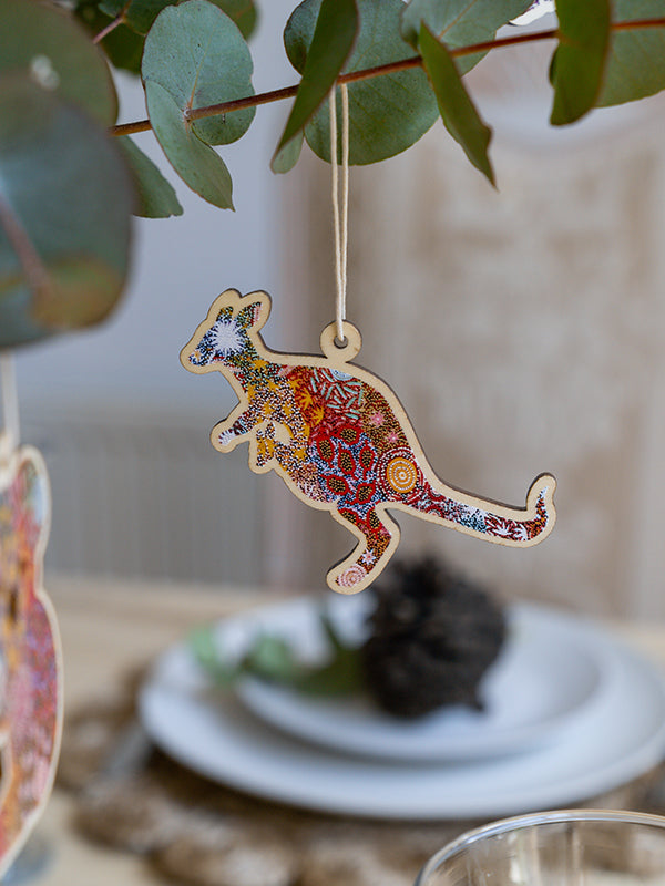 Aboriginal Christmas Kangaroo Decoration Grandmother&