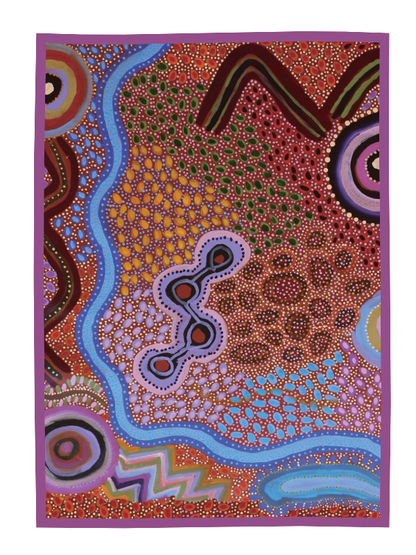 Aboriginal Our Country Cotton Tea Towel