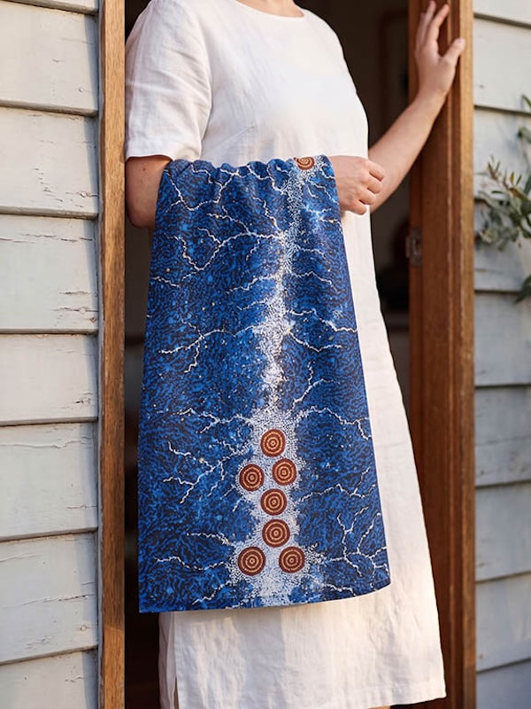 Aboriginal Seven Sisters Cotton Tea Towel
