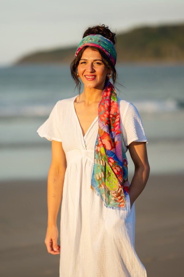 Aboriginal Each of Us Rectangle Scarf