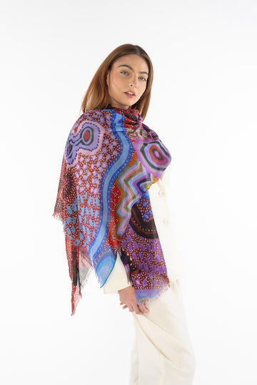 Aboriginal Our Country Rectangle Scarf