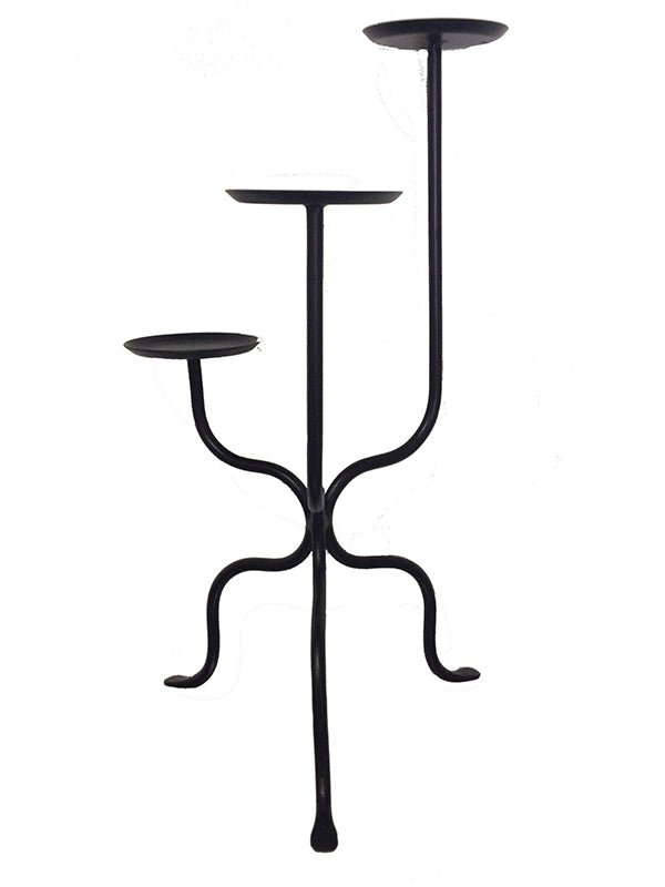 3 Tall Iron Stand 35cm - Koh Living