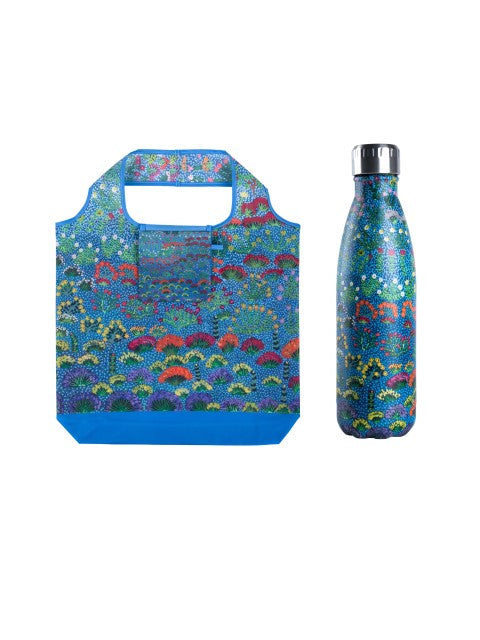 Aboriginal Epenarra Eco Bottle and PET Bag Value Pack