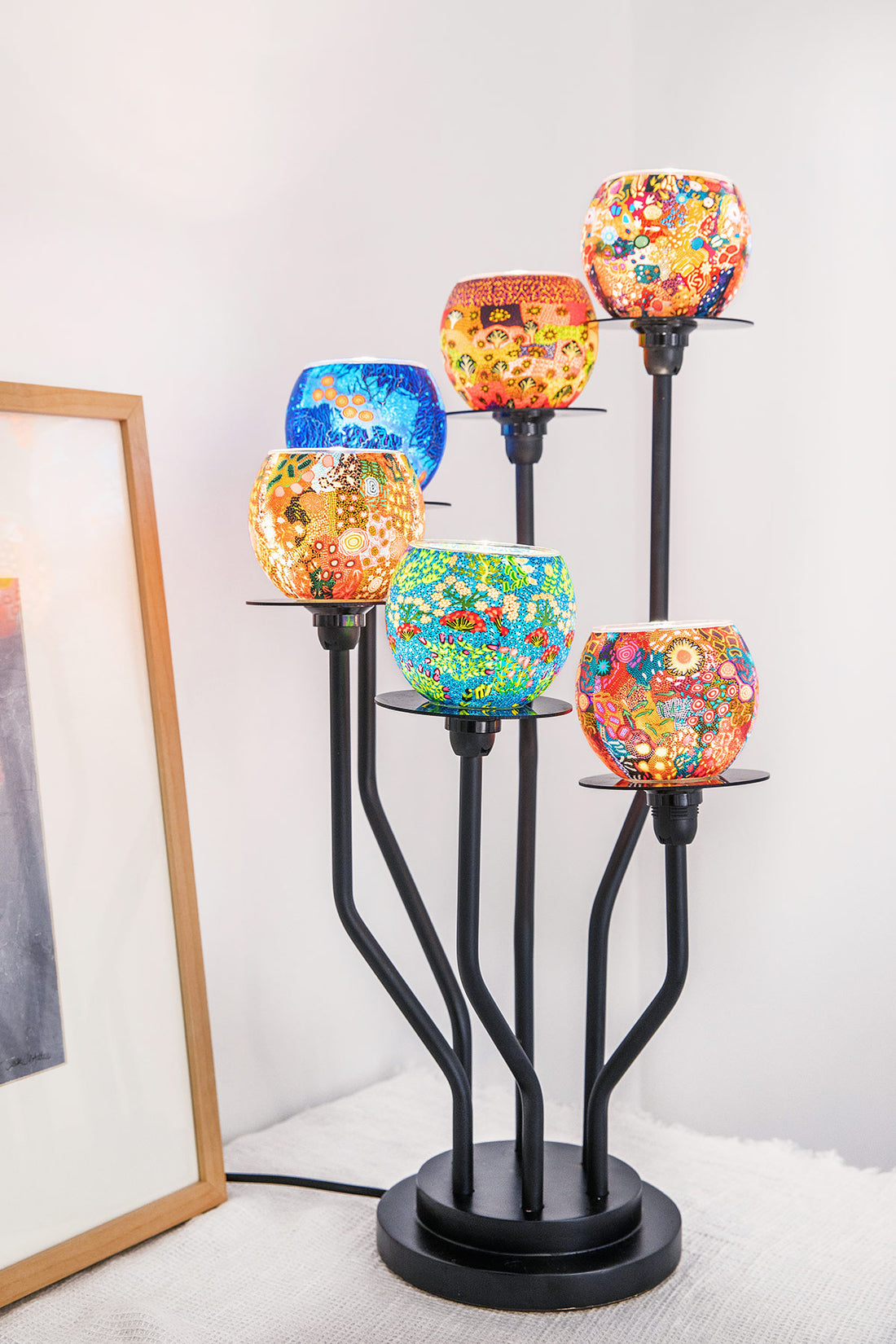Aboriginal Sacred Country 6Tier Display Lamp Bundle 66cm