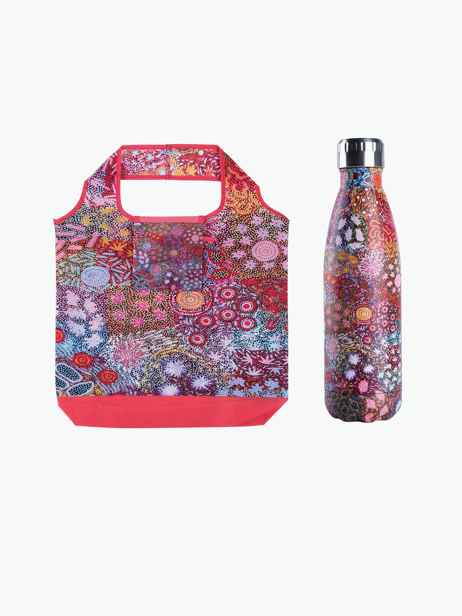 Aboriginal Grandmothers Country Eco Bottle and PET Bag Value Pack
