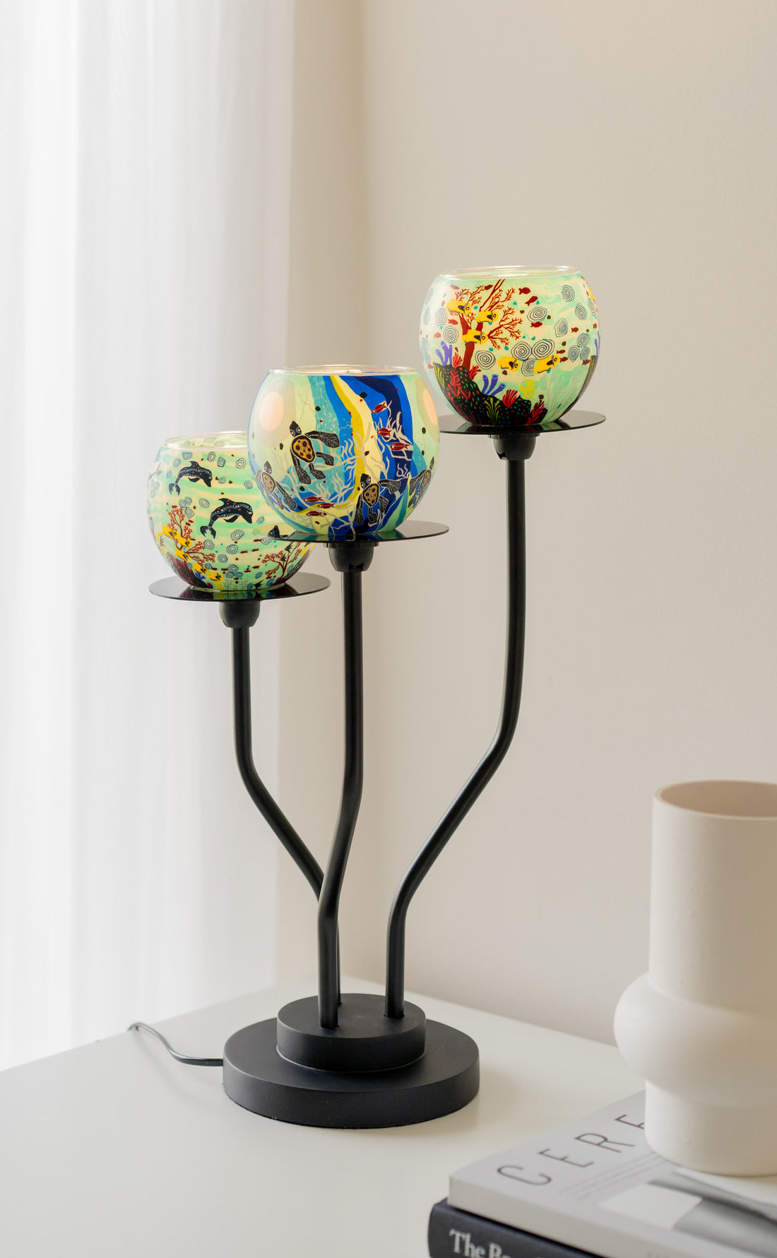 Aboriginal Oceana 3Tier Display Lamp Bundle 45cm