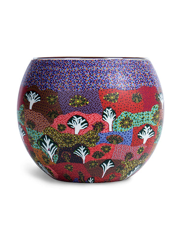 Aboriginal Bush Medicine Tealight Candle Holder - Koh Living