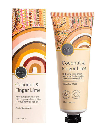 Aboriginal Coconut &amp; Finger Lime Hand Cream - Koh Living
