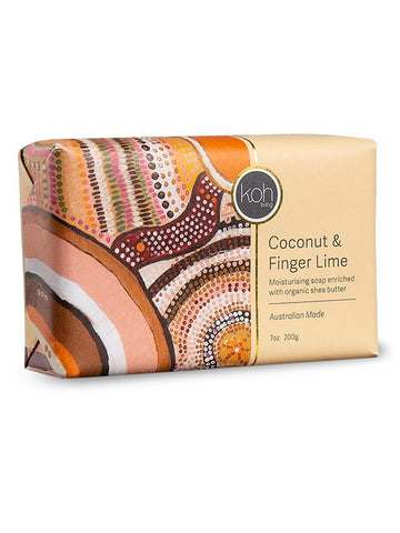 Aboriginal Coconut & Finger Lime Soap - Koh Living