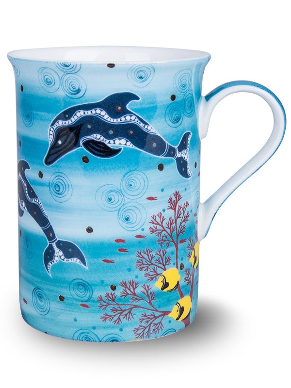 Aboriginal Dolphin Mug - Koh Living